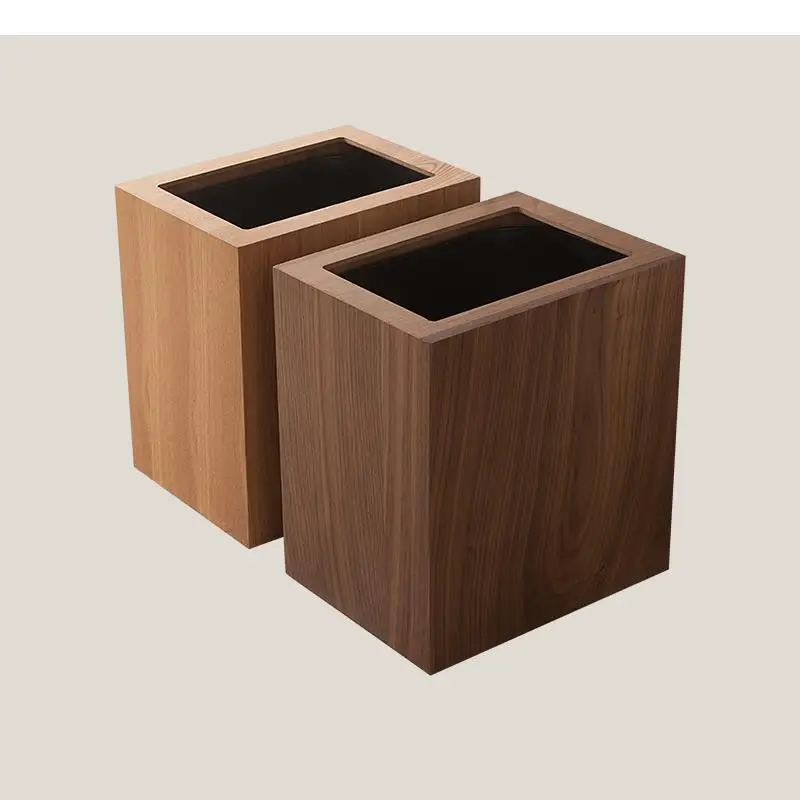 

Rectangular Wooden Trash Can Without Cover Garbage Can Wastebasket Waste Bins Kitchen Trash Bin Home Storage Bucket Garbage Bins