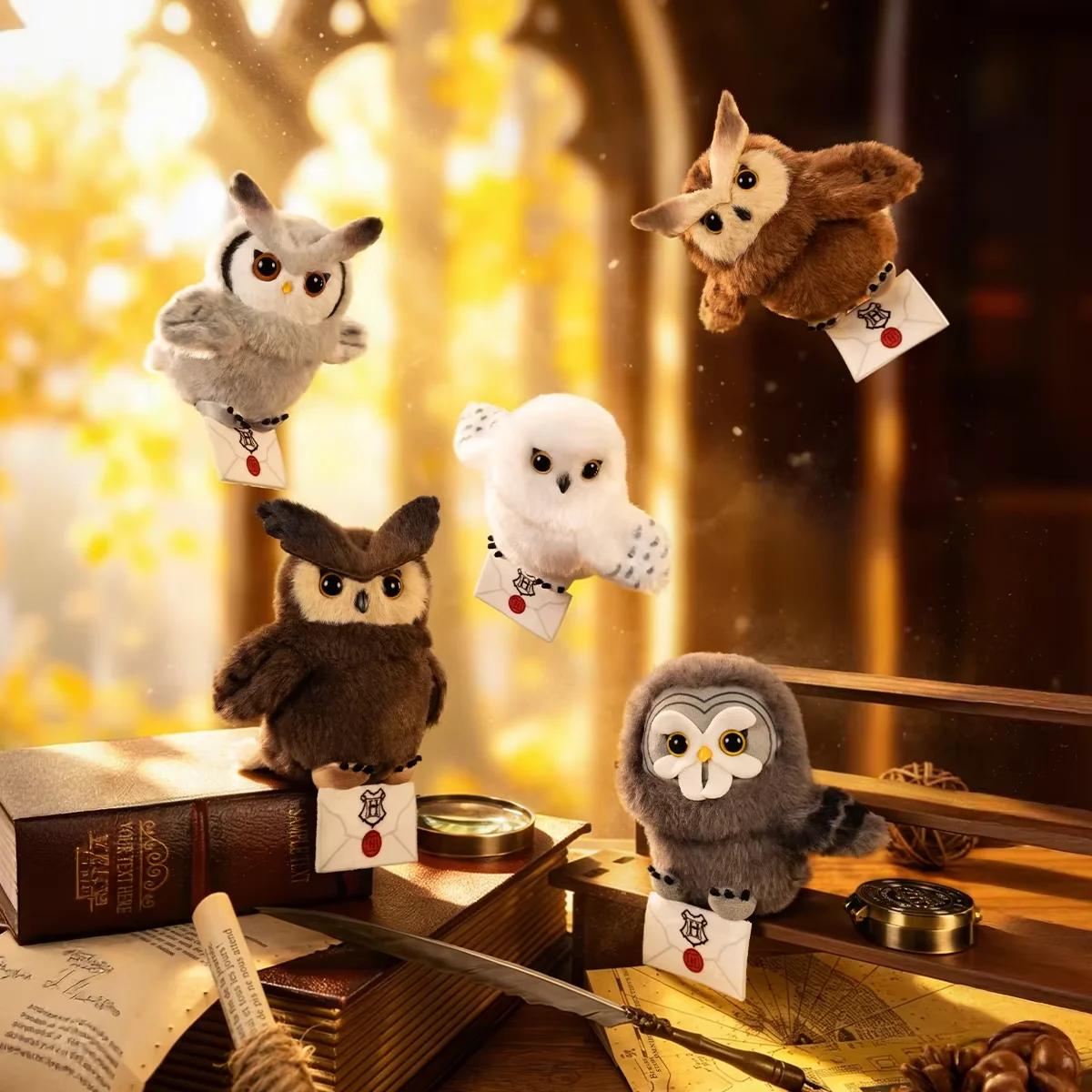 Genuine Hot Selling In Stock PopMart Gong Magic Owl Series Pendant Blind Box Hedwig Collection Bag Pendant Decoration Gift Toys view 3