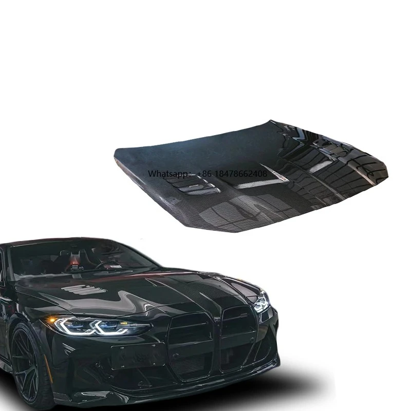 

Vor--steiner Style Dry Carbon Fiber Engine Hood for M3 M4 G80 G82 G83 Body Kit Factory Direct Sales of High-quality