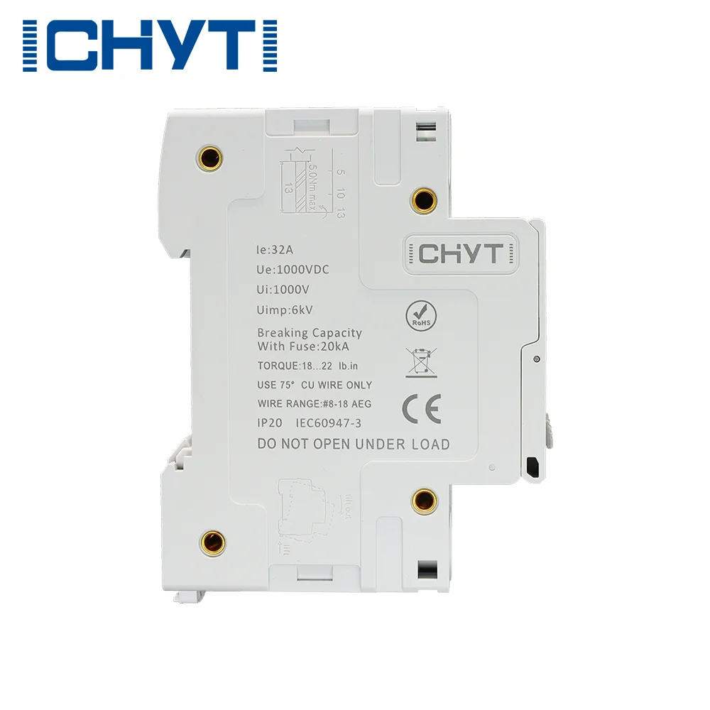 30PCSYTPV-32S Ausziehbarer 1000V Niederspannungsstrom DC Solarstrom Photovoltaik PV Sicherung und Sicherungshalter