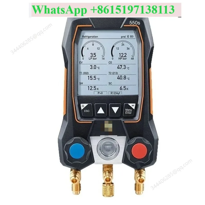 549 Air Conditioning Fluoride Meter Set Snow Meter Automobile Refrigerant Pressure Gauge
