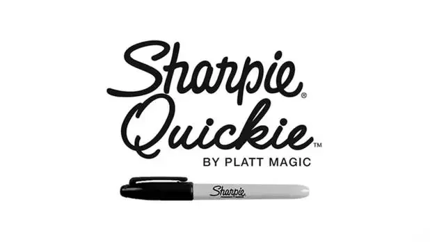 Sharpie Quickie by Platt Magic Close Up Magic Tricks Street Mentalism Magia Magie Magicians Prop Illusion Gimmick Accessory