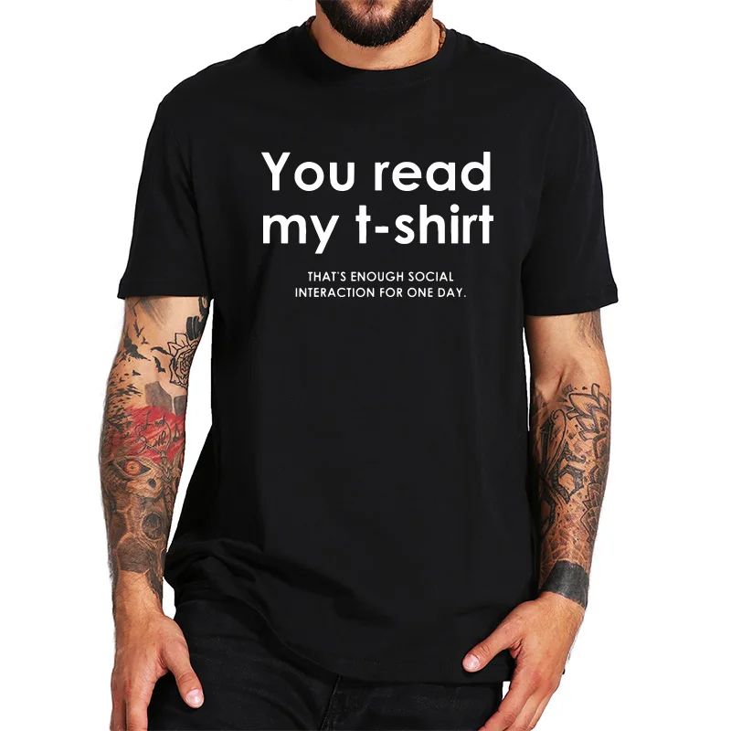 

FP100% Cotton T Shirt Humor Funny Design High Quality Tops Streetwear Soft Sweat Gifts Tshirt Homme