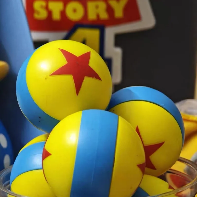 Mini Pu Elastic Ball Pixar Cartoon Ball Children Clap Ball Toy Disney Toy Story Andy'S Ball  Birthday Surprise Gift For Children