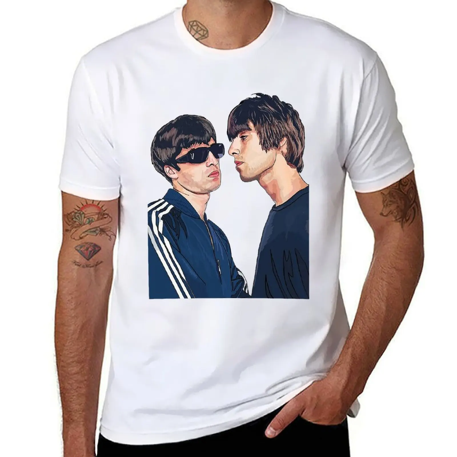 

Cool Gifts Gifts Graphic Liam Band For Gallagher Funny T-Shirt Athletic Quick Dry T-Shirt for Men