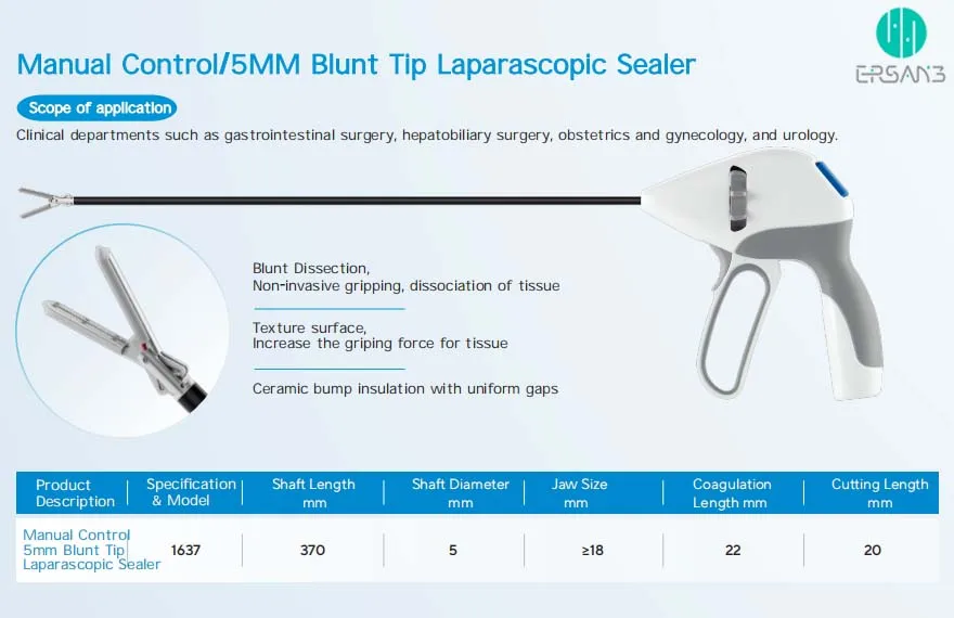 Electrosurgical Generator With Vessel Sealing Ligasure Functions 23CM 37CM 45CM