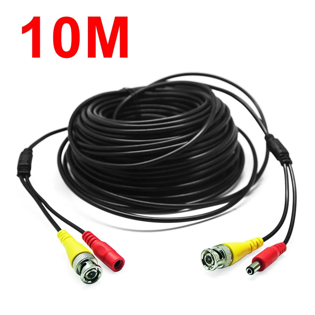 

33Feet/10M BNC RCA Audio Video Power Extension Cable DVR Surveillance Wire for CCTV Security Camera Good Quality