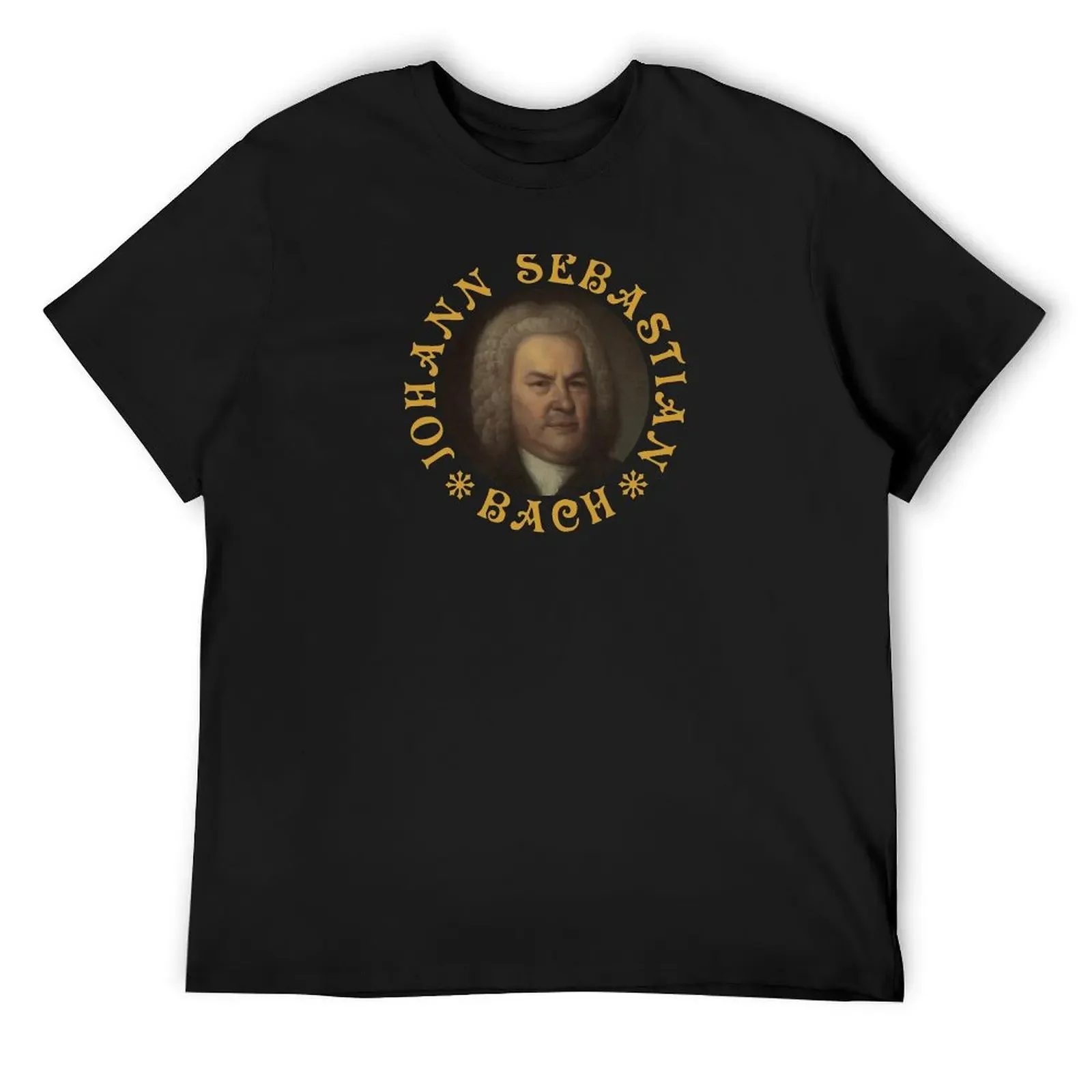 

Johann Sebastian Bach - BC - Old Gold T-Shirt designer shirts luxury designer vintage anime shirt mens t shirt graphic