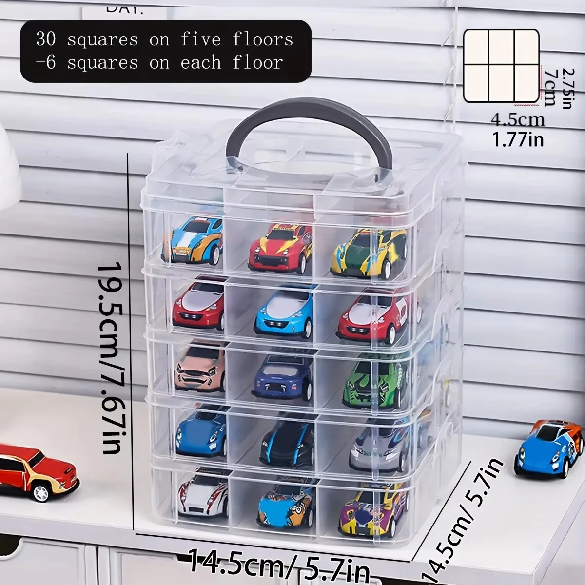 Portable Transparent Toy Storage Box, Dustproof And Moisture-proof, Jewelry, Earrings, Minimalist Storage Box image 3
