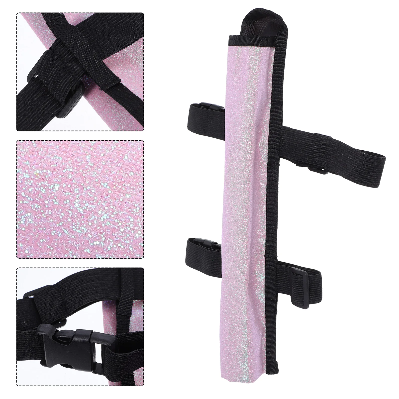 

Festival Organizer Folding Pouch Adjustable Leg Strap For Chinese Kung Fu Rave Concert Accessories Durable Fabric Quick Access