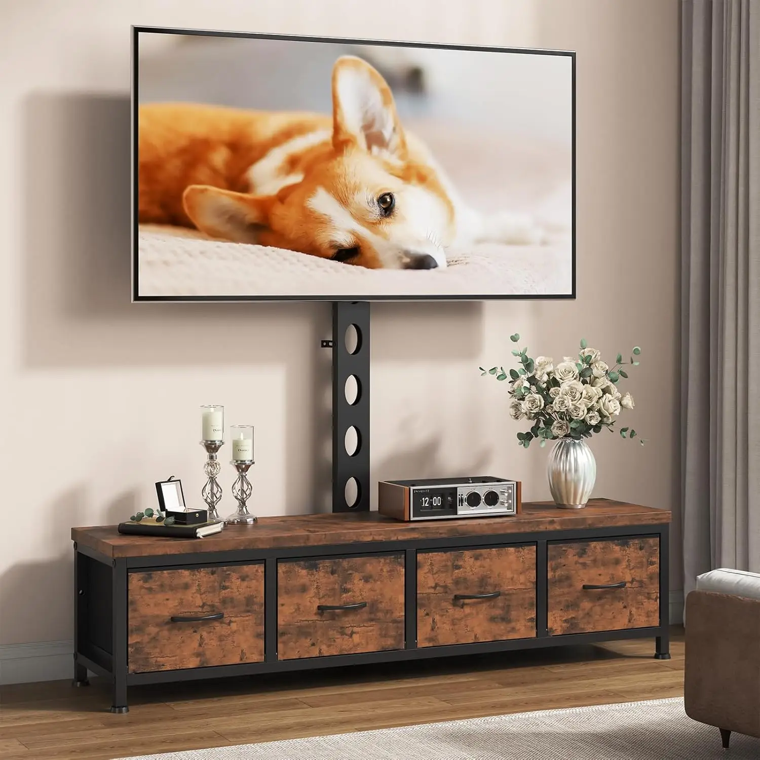 Tv Stand With Mount…