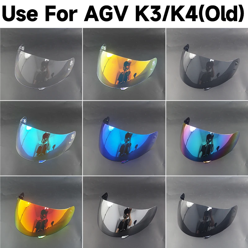 

Old K3/K4 Helmet Visor for AGV K3/K4 Old Motorcycle Helmet Lens Accessories Face Shield Helmet Motorcycle Accessories Visera