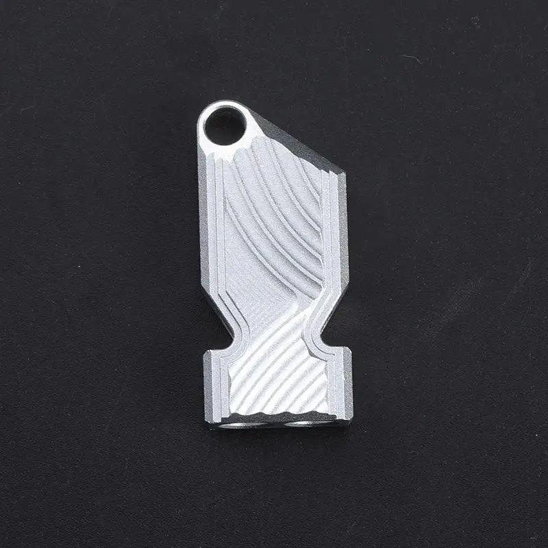 Peluit Paduan Aluminium Tabung Ganda Audio Tinggi EDC untuk Petualangan & Kelangsungan Hidup Luar Ruangan Pertahanan Diri