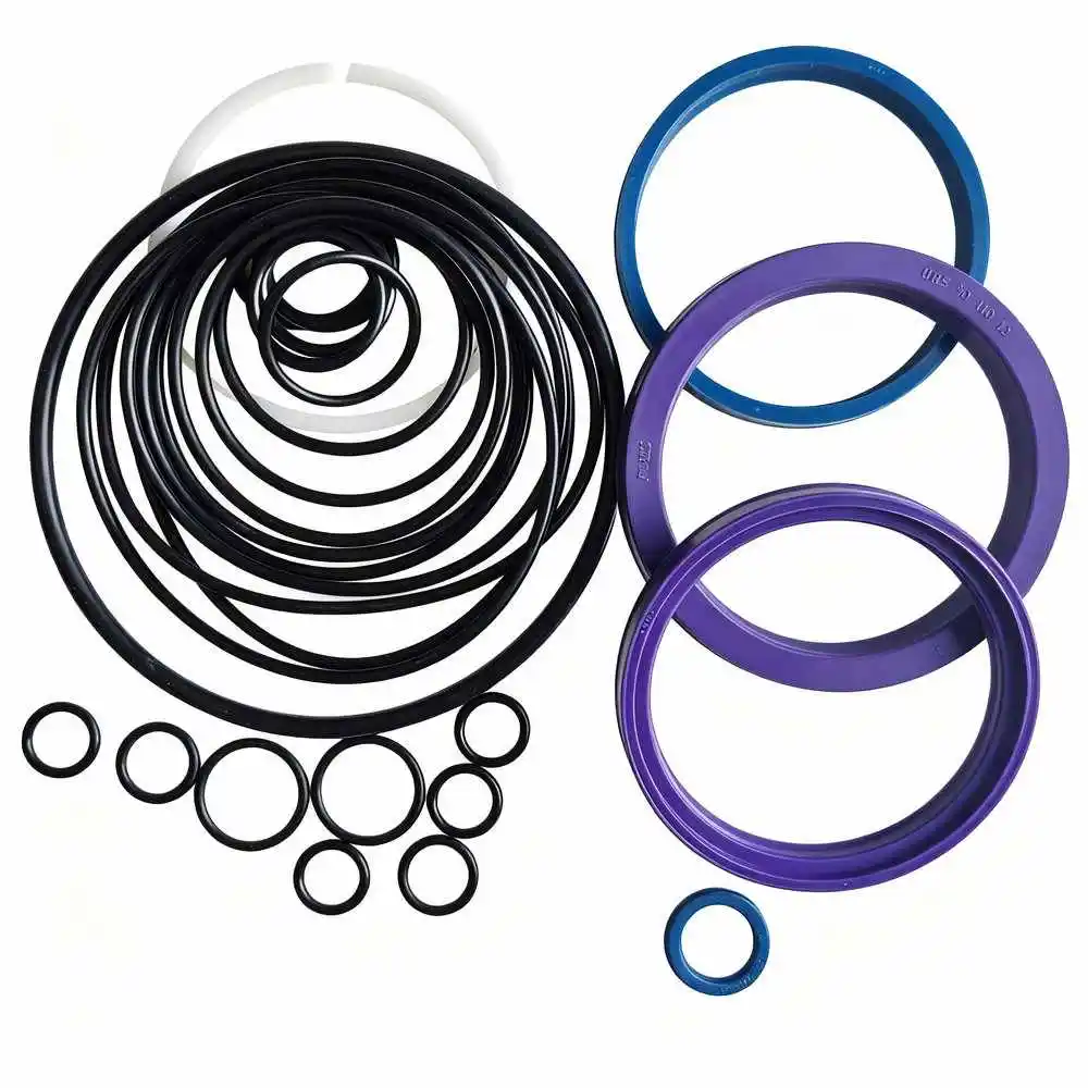 H90 H90B H90C Excavator Attachments Rock Breaker Hydraulic Hammer Accessories Complete Seal Kits Set PU+PTFE+FKM+NBR Oil Heat