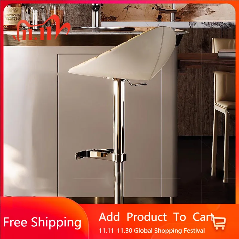 

Metal Design Bar Chairs Kitchen Restaurant Minimalist Soft Bar Chairs Reception Desks Relaxing Chaise De Bar Unique Furniture