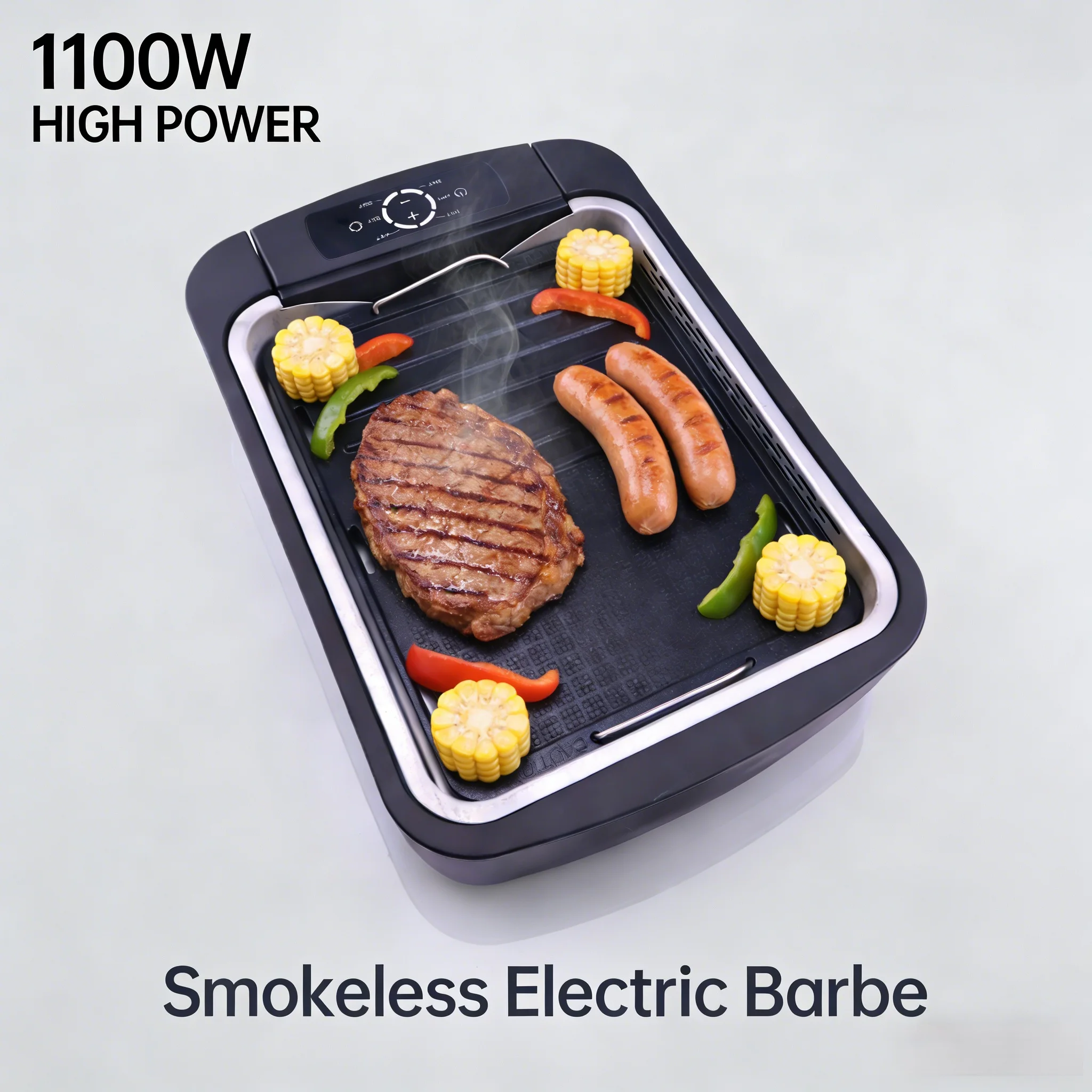 

Бездымный электрический гриль с быстрым нагревом, регулируемой равномерной температурой, для использования в помещении, из магниевого сплава