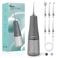 Sejoy FC5091 Water Flosser Cordless Rechargeable Oral Irrigator Mode 6 Jet Tips, IPX7 Waterproof  6 Jet Teeth Tips for Travel