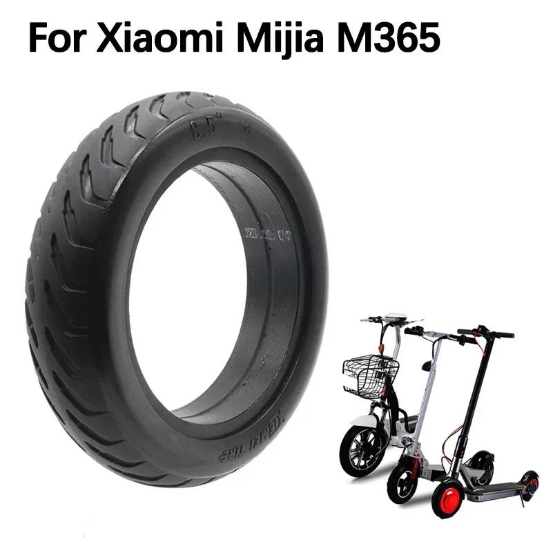 

8 1/2X2（50-134）For Xiaomi Mijia M365 Electric Scooter wheel tires parts 8.5 inch Solid Drum Brake Wheel Hub Aluminum Alloy rims