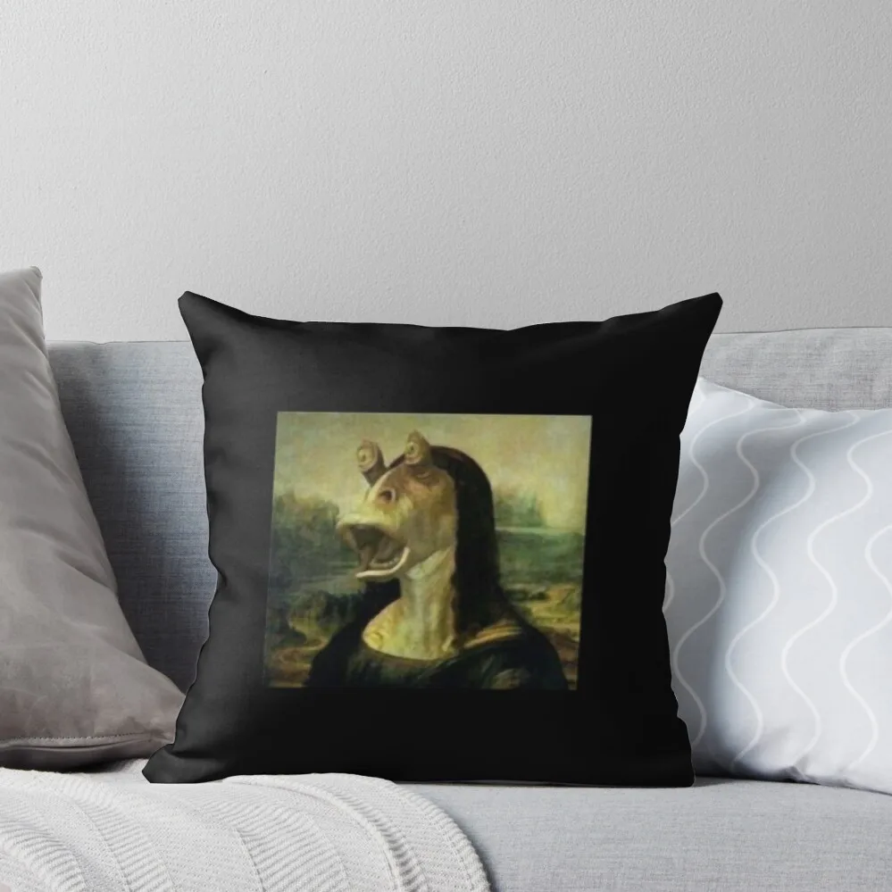 

Jar Jar Lisa Throw Pillow Sofa Cover Luxury Living Room Decorative Cushions Luxury Pillow Case Cushions For Children