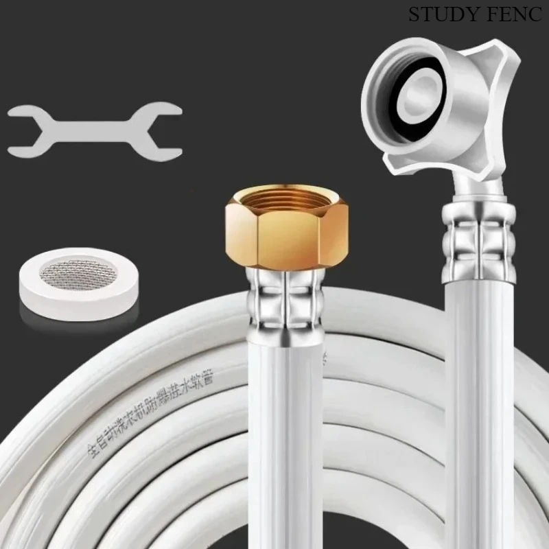 60/80/100/150/200cm Explosion-proof Washing Machine Inlet Pipe Multifunctional Hose Inlet Household Hose Repair Accessories