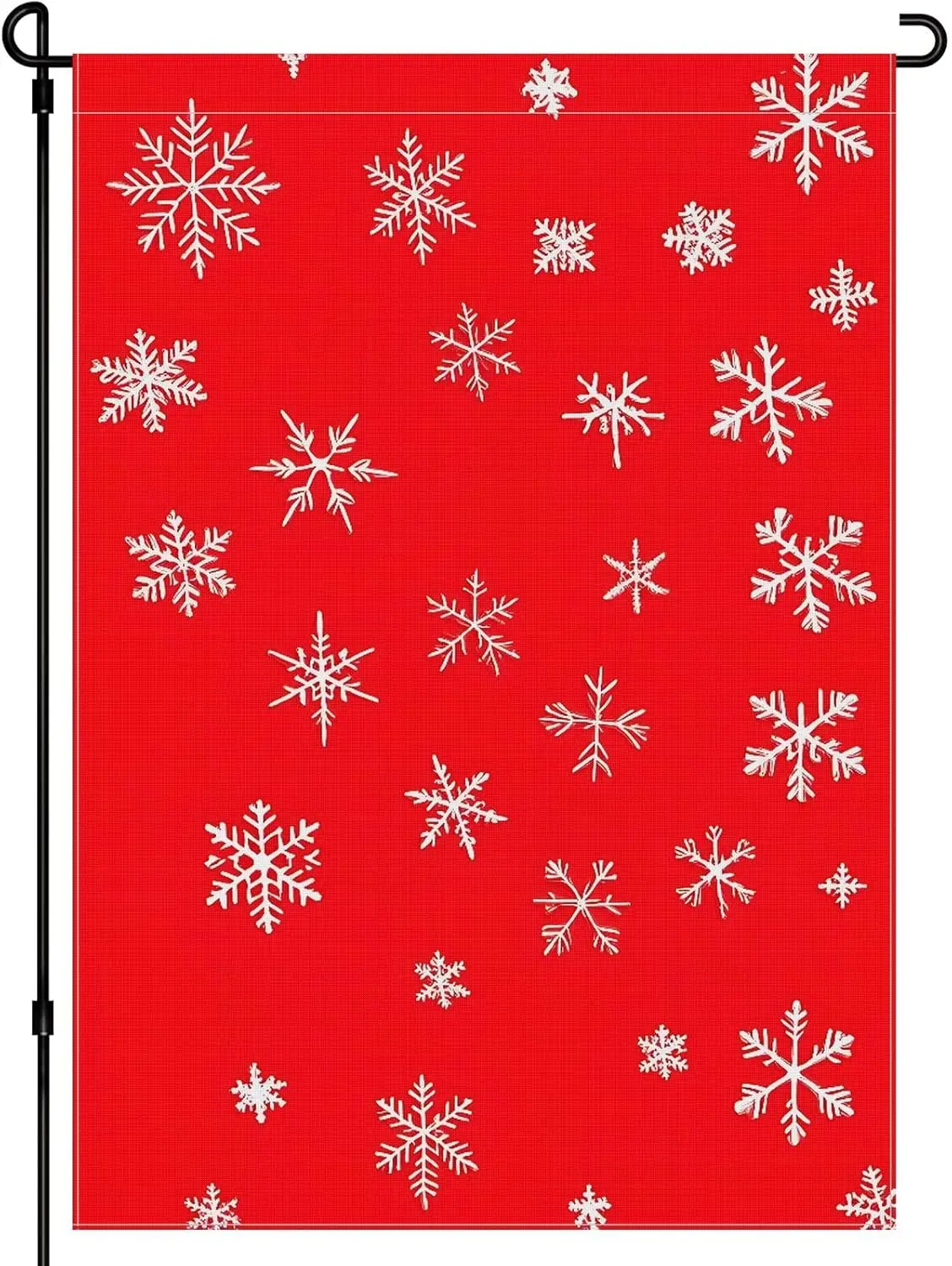 New Years Eve Christmas Outdoor Garden Flag for House Farmhouse Balcony Patio Outdoor 28x40inch Warm Red Washable Garden Flag fo