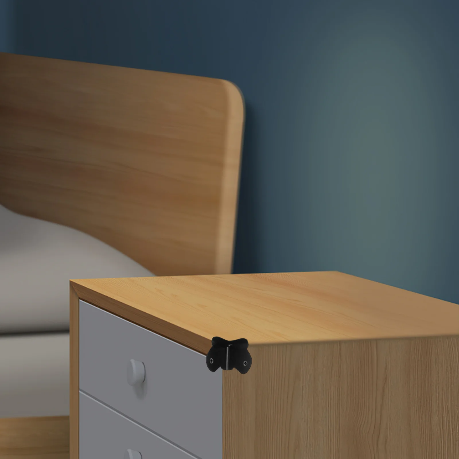 

12Pcs Iron Speaker Corner Protectors Metal Furniture Collision Protection Guards for Cabinets Wooden Boxes Dresser Corner Guards