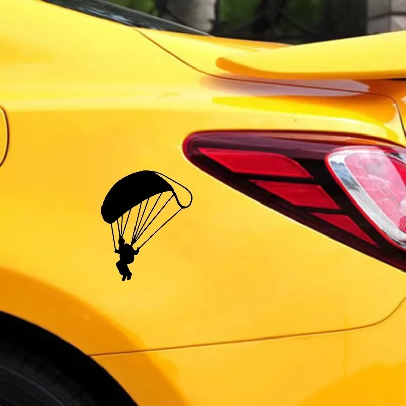 Fashionable paragliding design styling window bumper motorcycle helmet home decoration vinyl scratch-proof car stickers