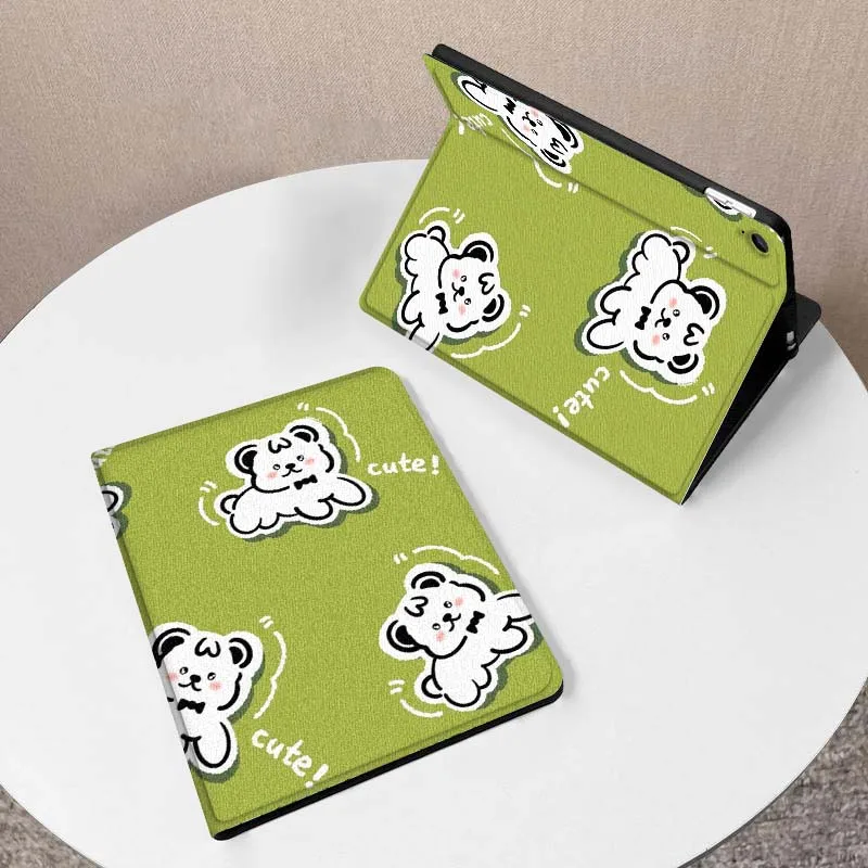 

White Animal Pattern For Samsung Galaxy Tab A7 A9 A11 S6 A A8 Lite Plus 2025 10.4 10.5 10.1 Inch Tablet Case