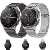 For Huawei watch 5 GT5/4 Pro 46mm Amazfit GTR 4/3 Pro High end business Metal Smart watch strap For Samsung Gear S3Frontier 22m