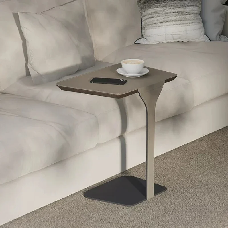 Coffee Tables Bedroom Bedside Shelf Rack Furniture Italian Style Living Room Sofa Side Table Light Luxury Minimalist Side Table