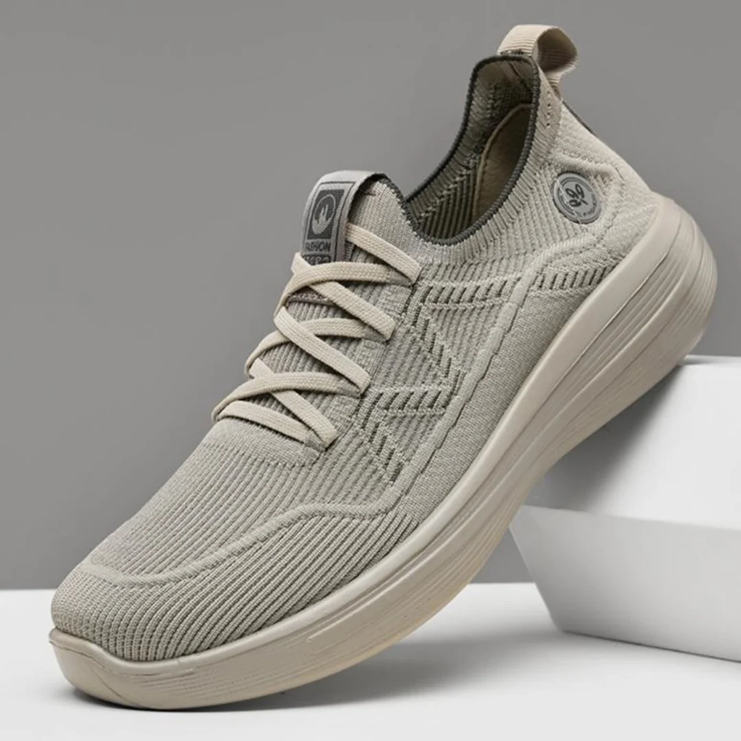 

Men's spring casual soft soled running shoes, breathable and non slip mesh shoes, lightweight and comfortable sports shoes