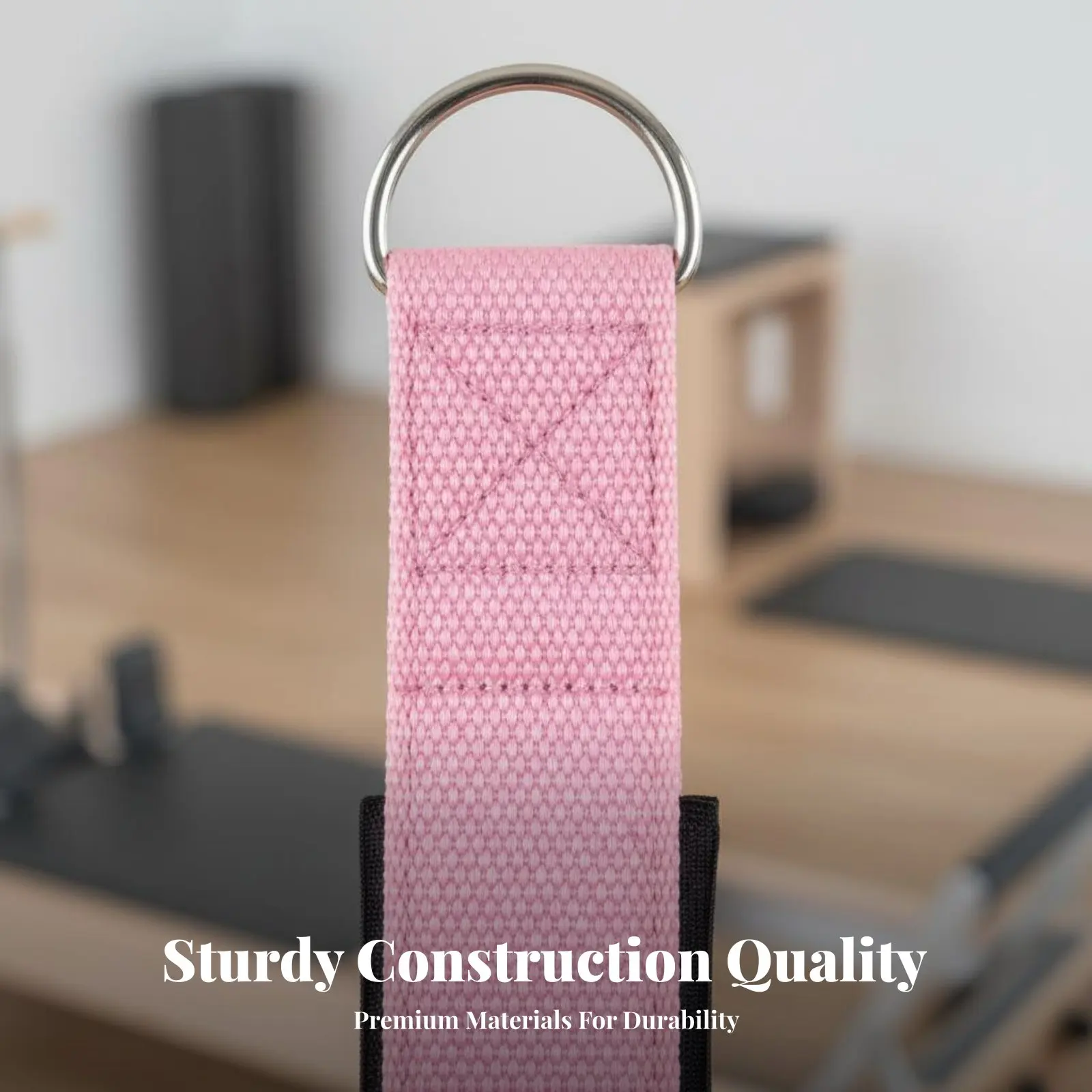 

Pilates Double Loop Strap Abrasion Resistant Ankle Strap