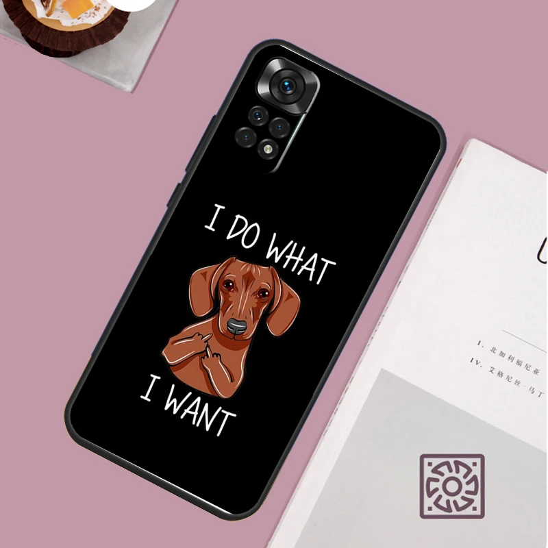 Dachshund Teckel Dackel Dog Phone Case For Xiaomi Redmi Note 13 12 12S 12C 13C 10 10C 9 9C 10S 11S 11 Pro Soft Cover