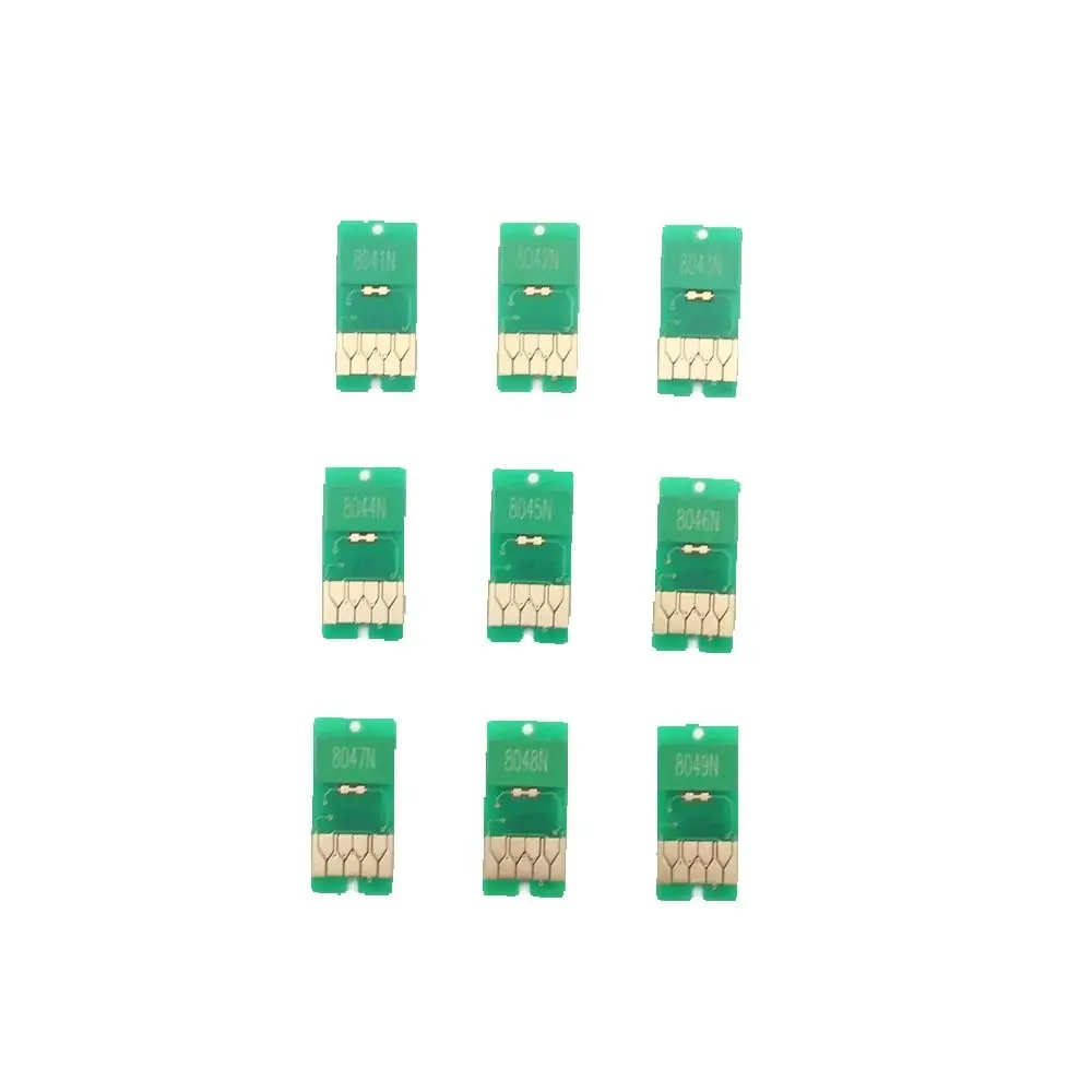 America Version 9 Colors 700ml/pc T8041-T8049 Ink Cartridge Disposable Chip For Epson SureColor P6000 P7000 P8000 P9000 Printer