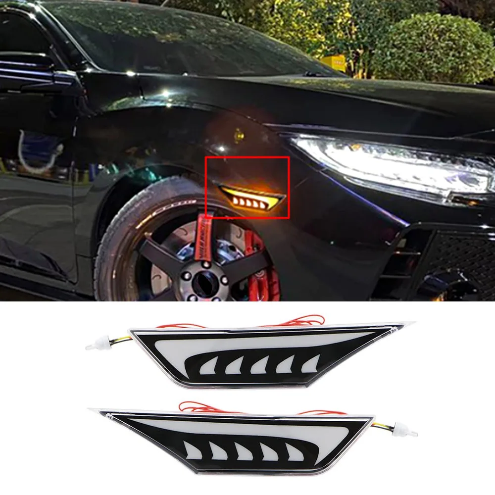 

2 шт. светодиодных боковых габаритных фонарей для Honda Civic 10-го поколения 2016-2022 годов