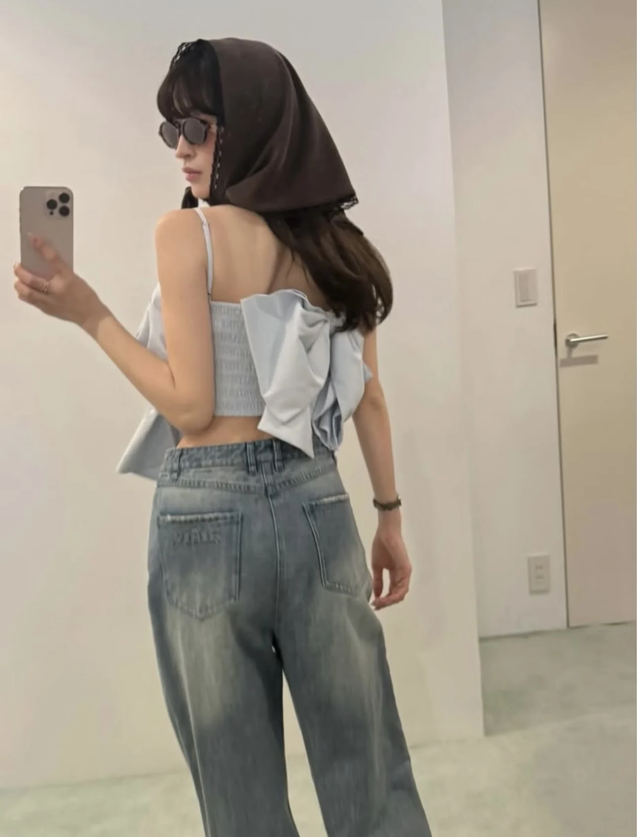 2026 New Style Japanese Short Strapless Bralette with Bowtie And Chest Pad Women's Summer Outerwear Zipper Design