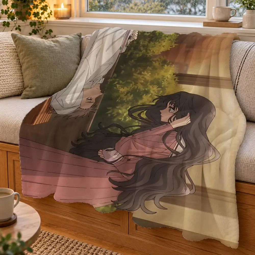 The Fragrant Flower Blooms With Dignity Throw Double Sided Flannel Throw Blanket Soft Warm Washable Home Decor