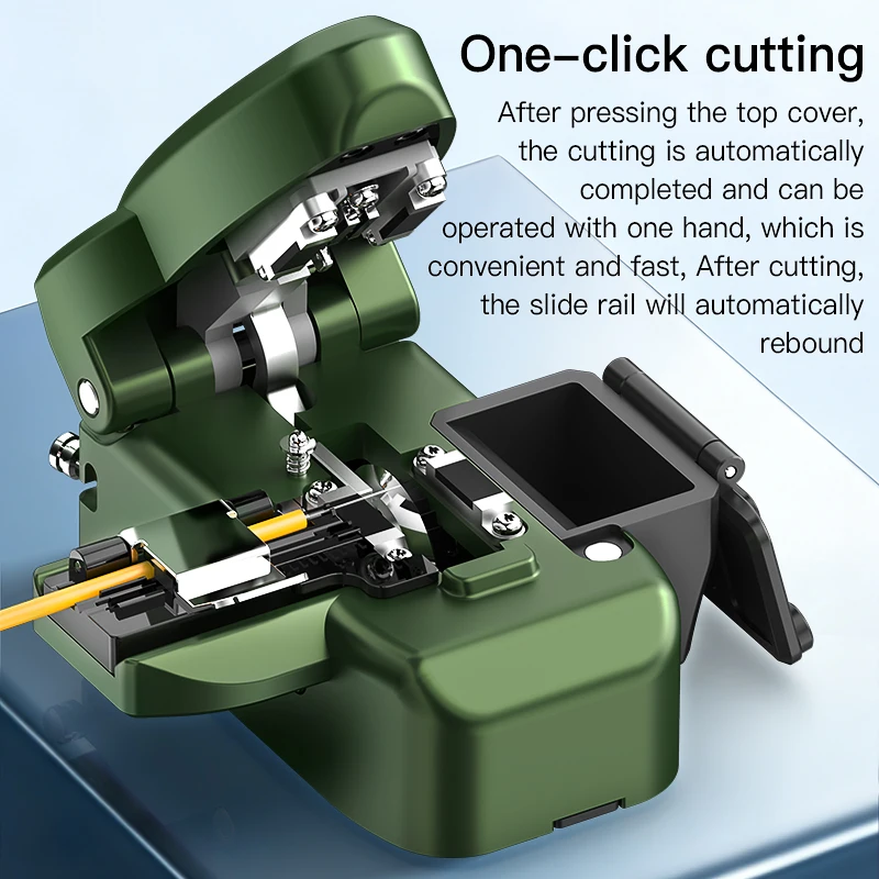 COMPTYCO VD-1 One-step Fiber Cleaver Fully Automatic Fiber Optic Cutter Optical Fiber Fusion Splicer Cutting Knife FTTH Tool