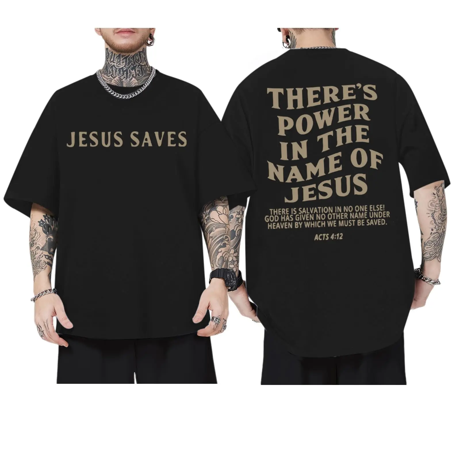 

Christian Shirts for Men Jesus Saves Shirt Religious Faith Tshirt Inspirational Bible Verse Graphic Tee Tops Men Clothing