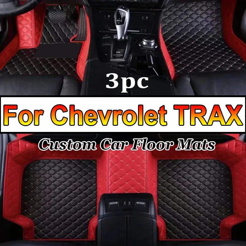 

Автомобильные коврики на заказ для Chevrolet TRAX 2014-2018 лет, искусственная кожа, интерьер 100%, подходит для деталей, автомобильные аксессуары