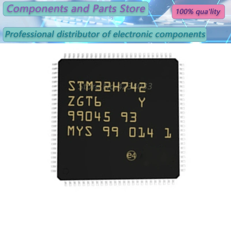 1PCS  STM32H742ZGT6  STM32H742ZGT  STM32H742ZG   LQFP144  new100%  STM32H742ZGT6