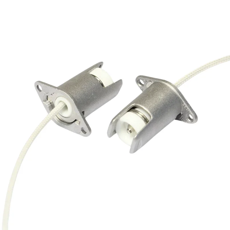R7S Lamp Holder Aluminum Cast Aluminum Housing Halogen Tungsten Lamp Tube Socket Iodine Tungsten Tube Socket R7S Socket M126 952