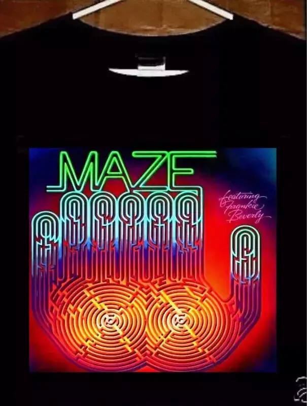 Maze Featuring Frankie Beverly Happy Feelings T shirt.webp