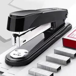 Manual Stapler 20 Sheets Effortless Stapler Paper Book Binding Stapling Machine School Office Supplies with 1000 Staples