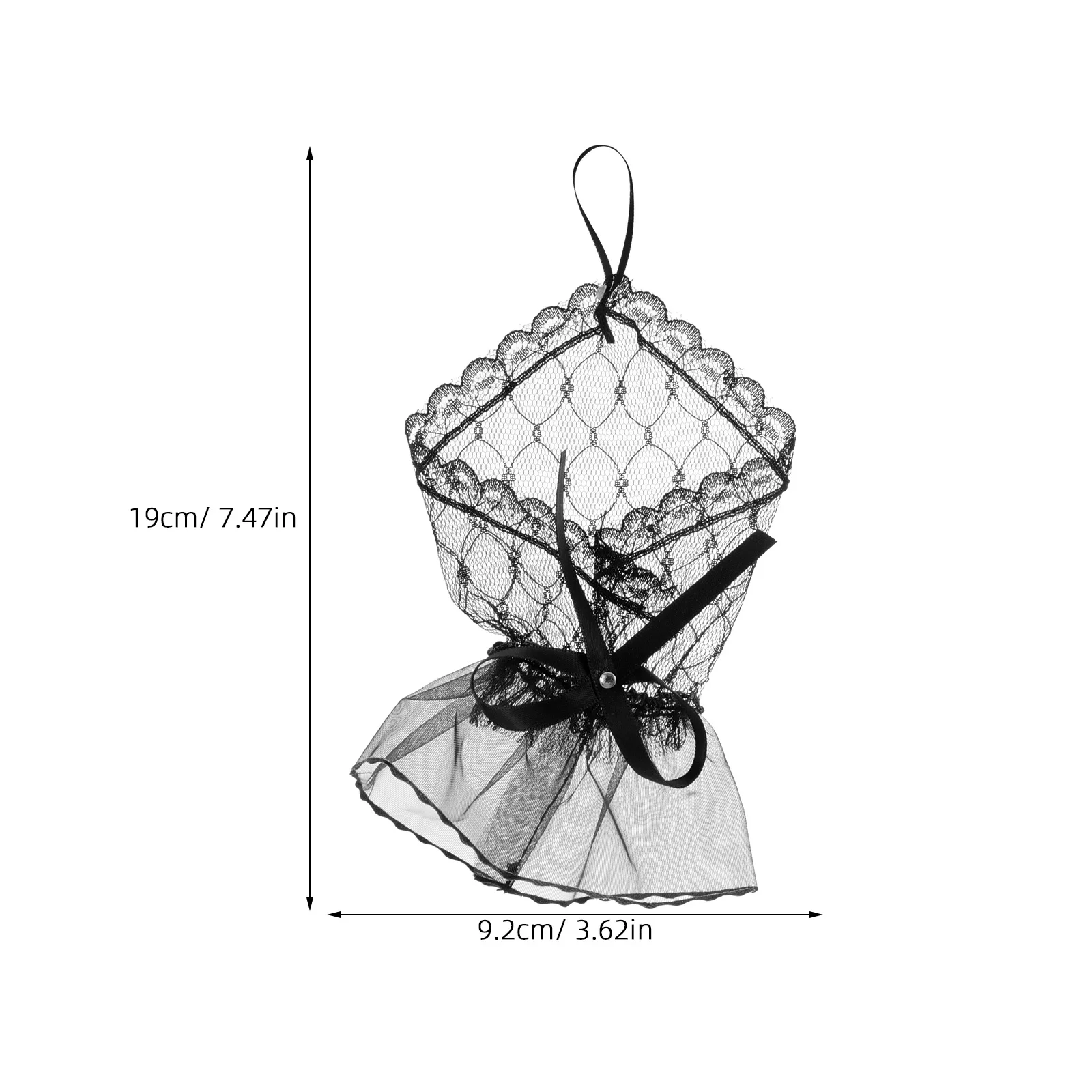 Gants en dentelle sans doigts, 1 paire, manchettes de poignet avec nœud en maille, élégants pour les mariages, les fêtes de danse, accessoires Lolita pour fête de thé