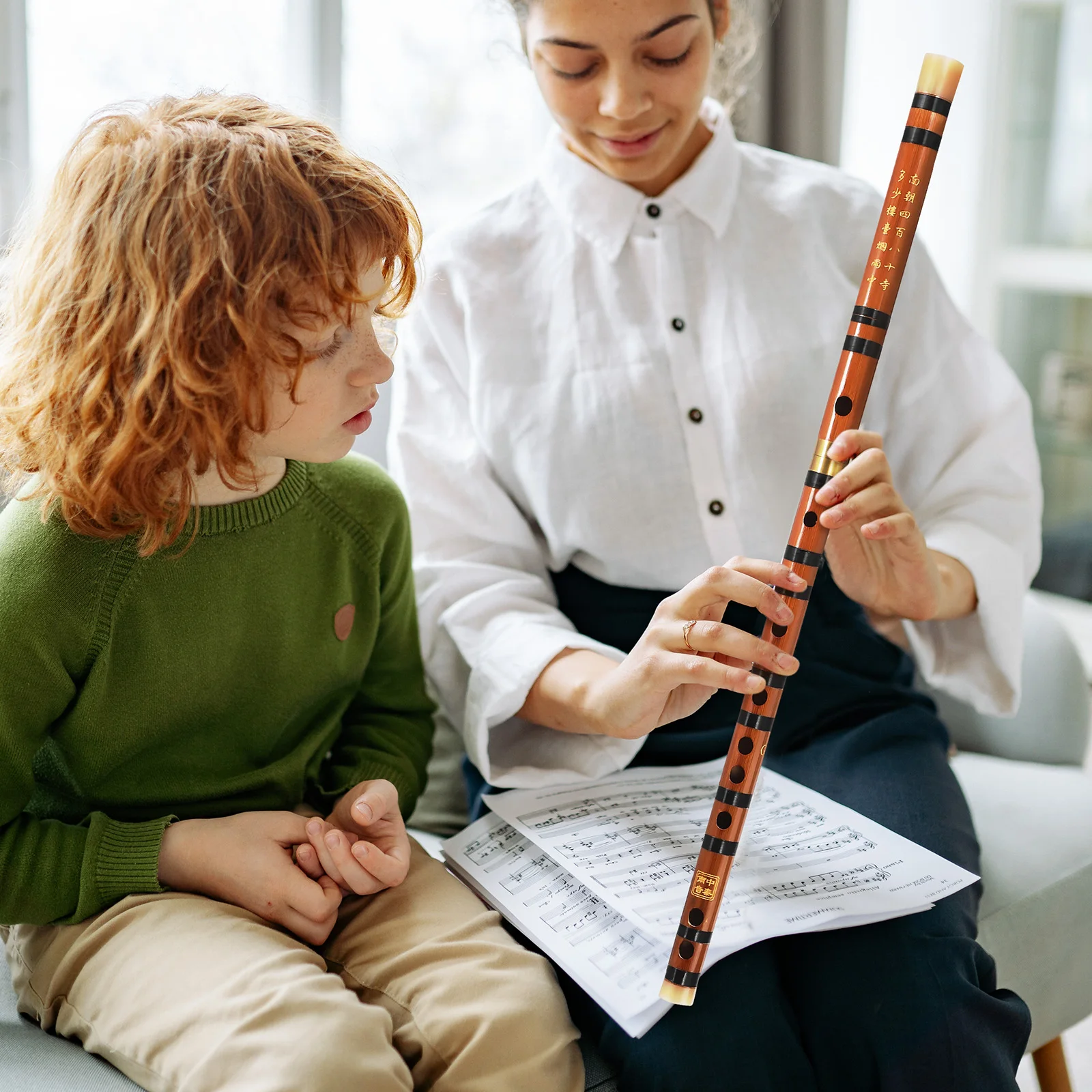 

Bamboo Traditional Orchestral Instrument High Quality Polished Smooth Fine Holes Professional Flute Instruments For Adults
