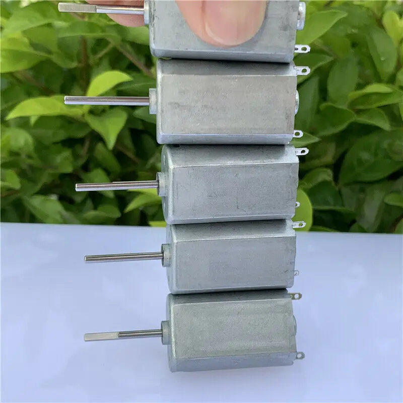 Mini 180 Precious Metal Brush Motor DC 5V 6V 9V 12V 13000RPM High Speed Long Shaft D-shaft DIY Toy Car Boat Model