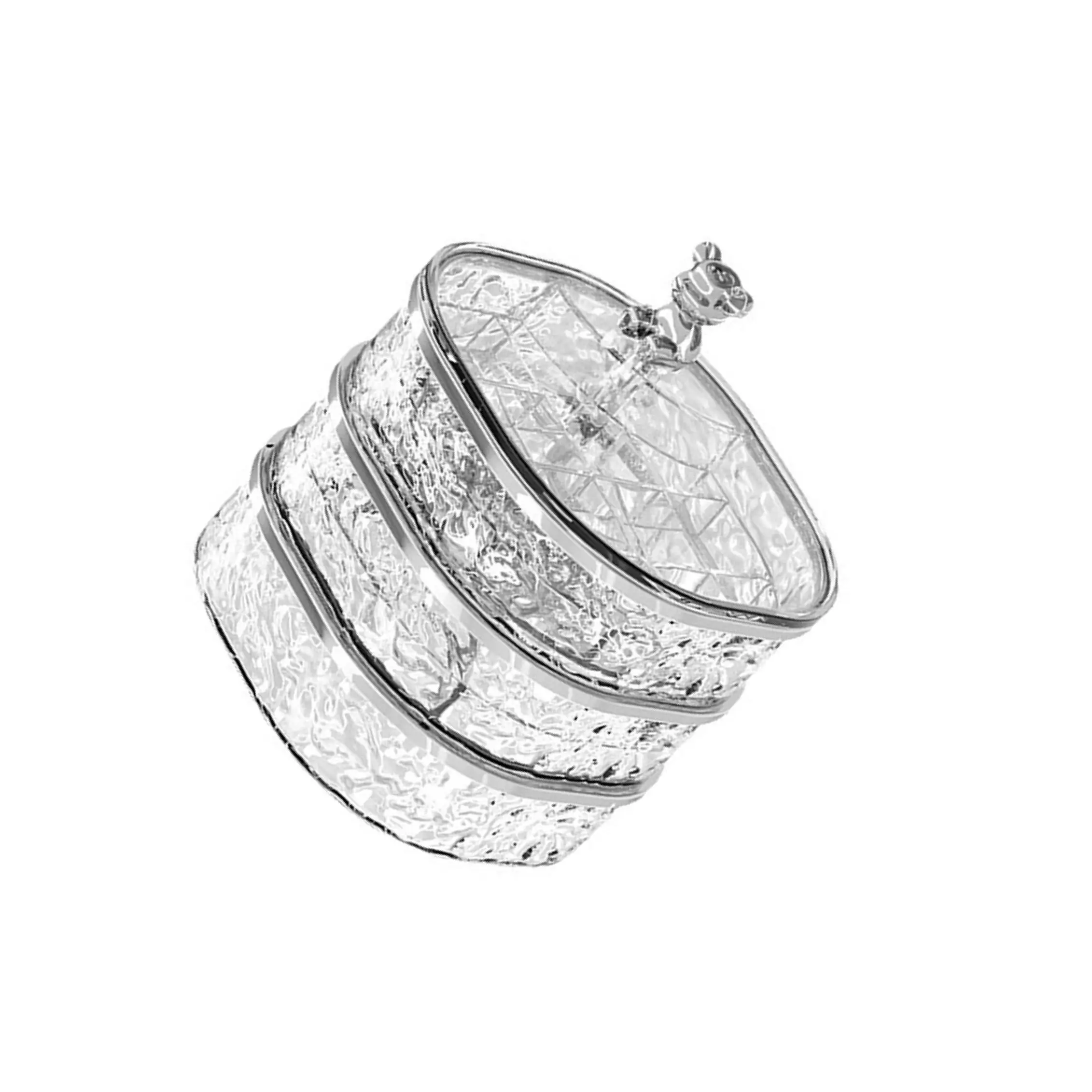 

Вращающаяся коробка для хранения ювелирных изделий, лоток для ювелирных изделий, чехол для браслетов, ожерелий, колец, прозрачный