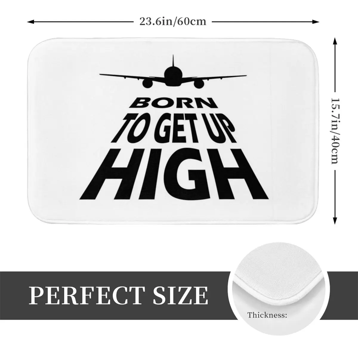 Pilot Flight Attendant Doormat Anti-skid Super Absorbent Bath Mats Home Entrance Rugs Kitchen Bedroom Carpet Outdoor Footpad