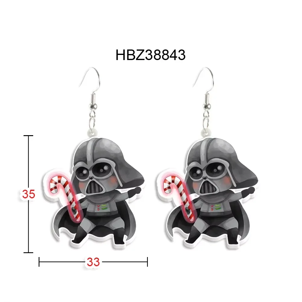 

Yoda Pendant Earring Hook Earrings Christmas Hot Sale Cute Design Hook Women Girl Jewelry Accessories Kids Xmas Party Gift